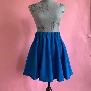Blue H&M ruffle skirt